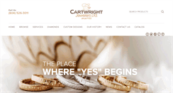 Desktop Screenshot of cartwrightjewelers.com